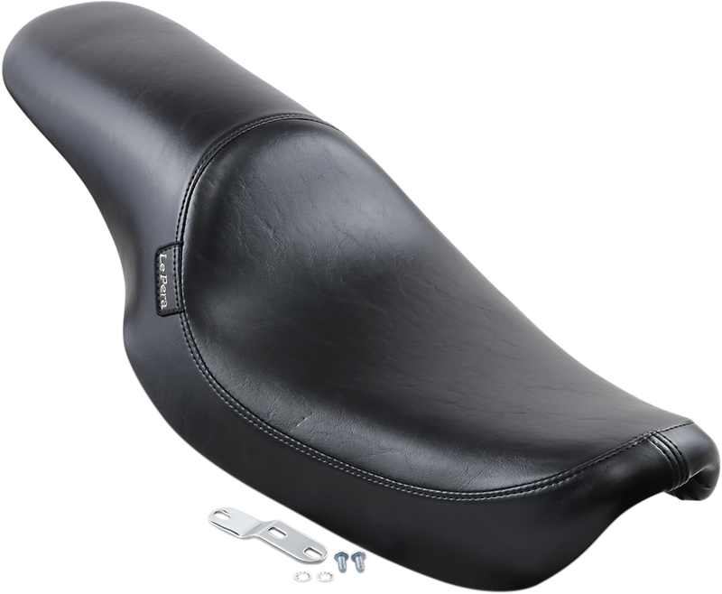 LE PERA Silhouette Full-Length Seat - Smooth - Black - Dyna '91-'95