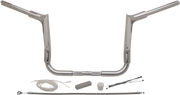 FAT BAGGERS INC. 1-1/2" EZ Install Pointed Top Handlebar Kit - 12" - Chrome 809112