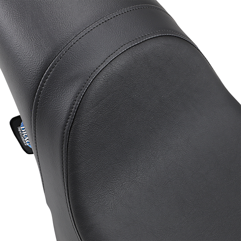 DRAG SPECIALTIES Predator Low Profile Smooth Vinyl Seat - Black - Softail '84-'99