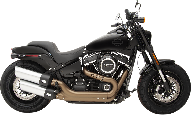 DRAG SPECIALTIES Predator Seat - Smooth Solar Leather - Softail '18-'22