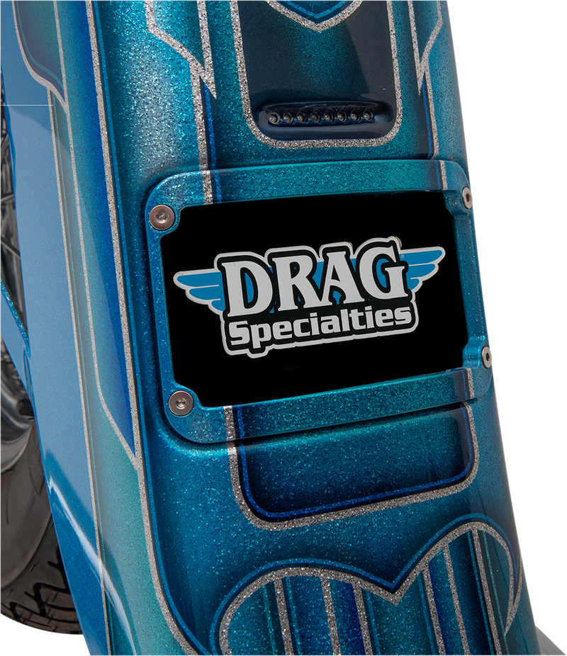 KLOCK WERKS WFB™ Benchmark Stretched Rear Fender License Plate Frame - Raw