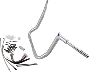 FAT BAGGERS INC. 1-1/2" EZ Install Pointed Top Handlebar Kit - 14" - Chrome 809114
