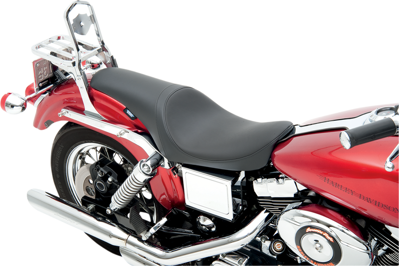 DRAG SPECIALTIES Predator Smooth Vinyl Seat - Black - Dyna '96-'03