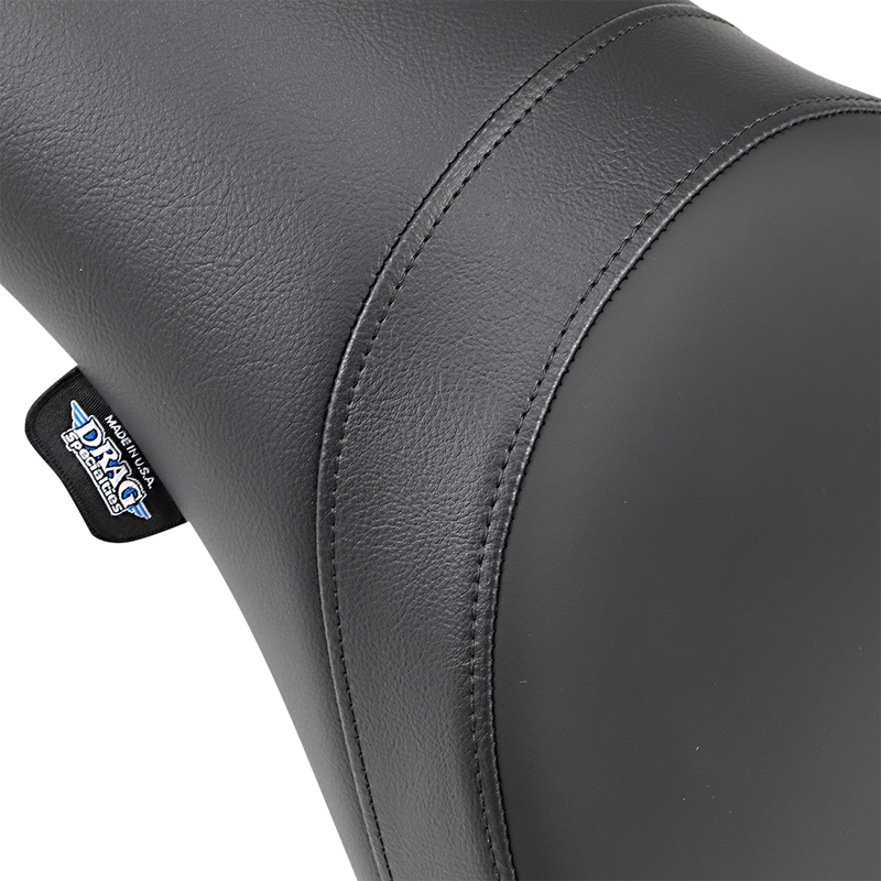 DRAG SPECIALTIES Predator Smooth Vinyl Seat - Black - Dyna '06-'17