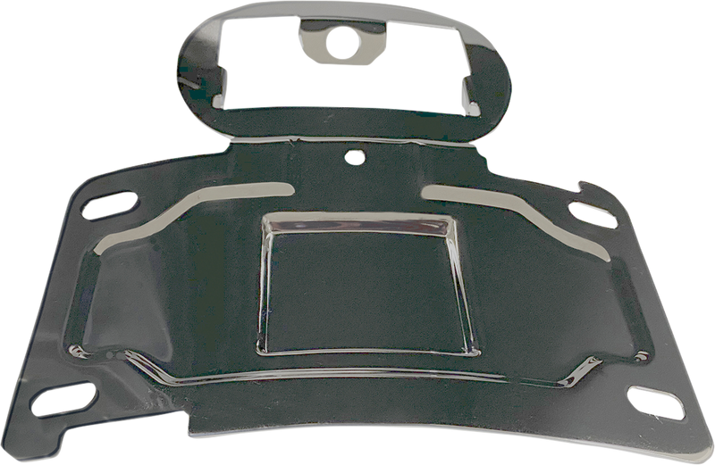 CUSTOM DYNAMICS License Plate Mount/Relocation - Chrome