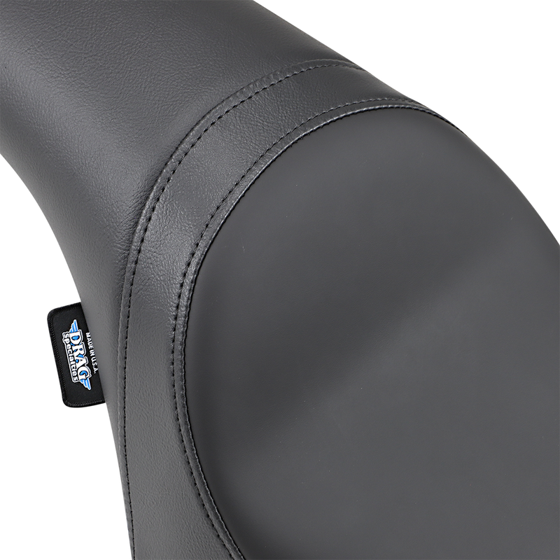 DRAG SPECIALTIES Predator Smooth Solar-Reflective Leather Seat - Black - Sportster '82-'03