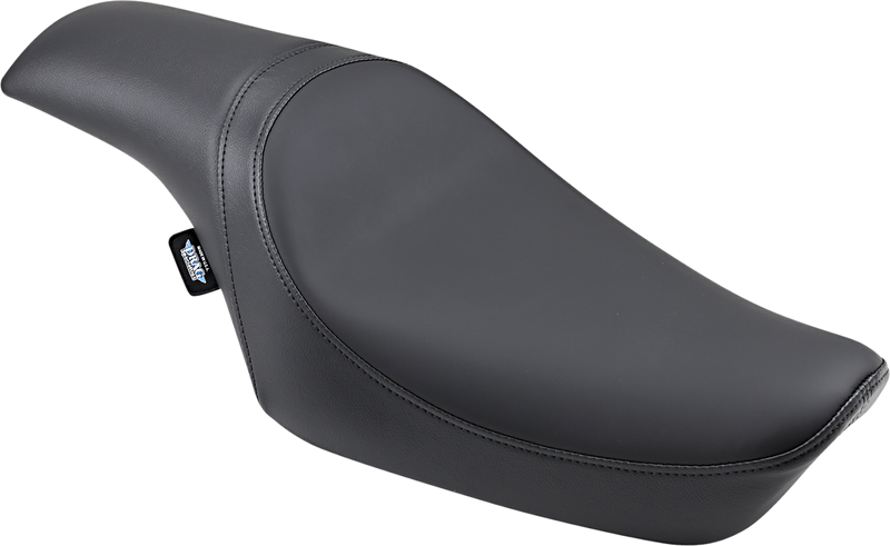 DRAG SPECIALTIES Predator Smooth Solar-Reflective Leather Seat - Black - Sportster '82-'03