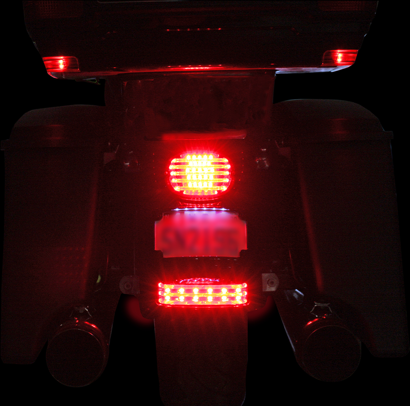 CUSTOM DYNAMICS ProBEAM® LED Fender Tip Light - Red Lens - Gloss Black