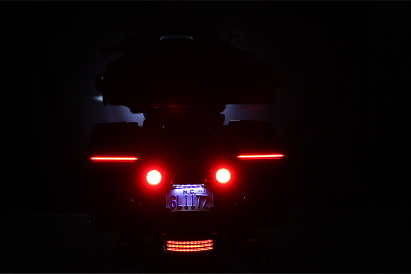 CUSTOM DYNAMICS LED Low-Profile BAGZ™ Accent Lights - Red Lens