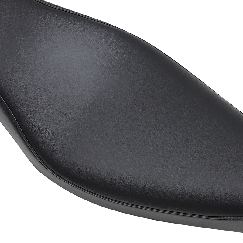 DRAG SPECIALTIES Spoon Style Smooth Vinyl Seat - Black - Sportster '57-'78
