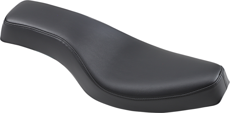 DRAG SPECIALTIES Spoon Style Smooth Vinyl Seat - Black - Sportster '57-'78