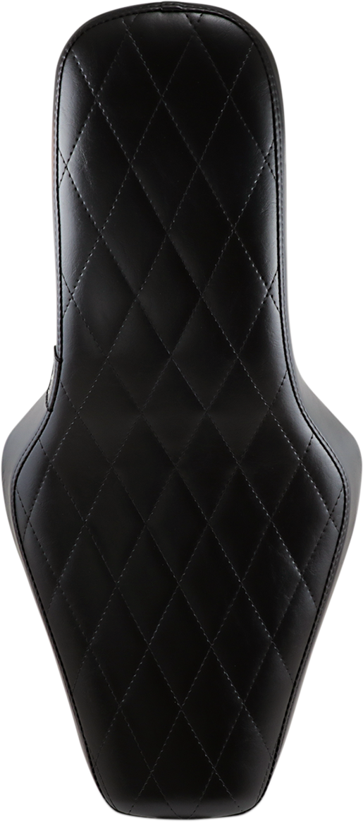LE PERA Cobra Full-Length Seat - Diamond - Black - Sportster '04-'22