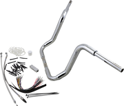 FAT BAGGERS INC. 1-1/2" EZ Install Rounded Top Handlebar Kit - 14" - Chrome 809414