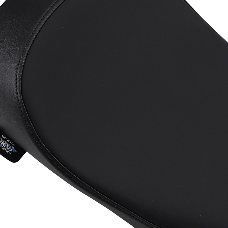 DRAG SPECIALTIES Low-Profile Smooth Solo Vinyl Seat - Black - Touring '97-'07