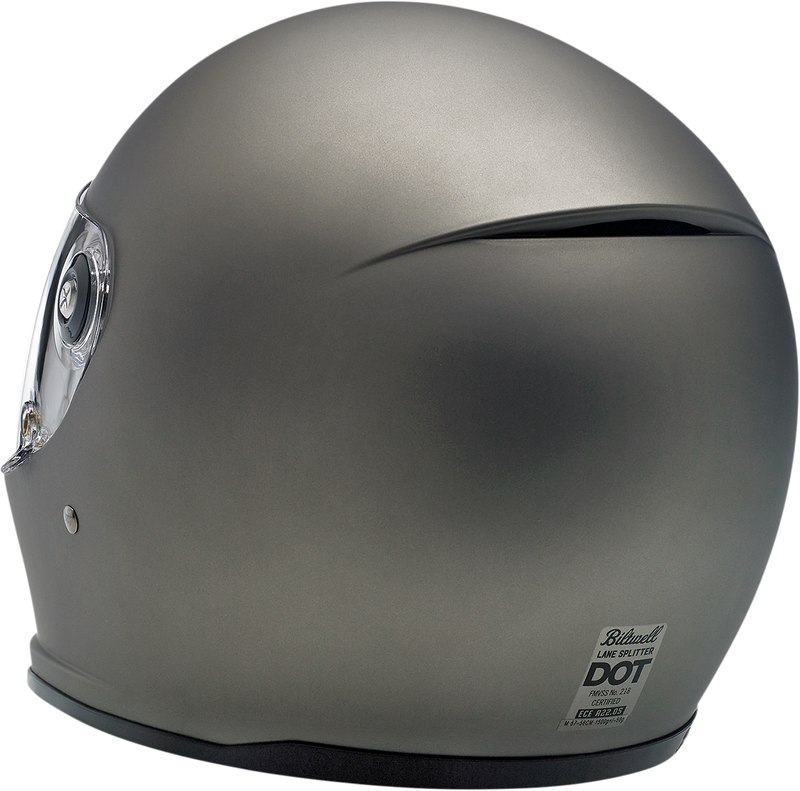 BILTWELL Lane Splitter Helmet - Flat Titanium