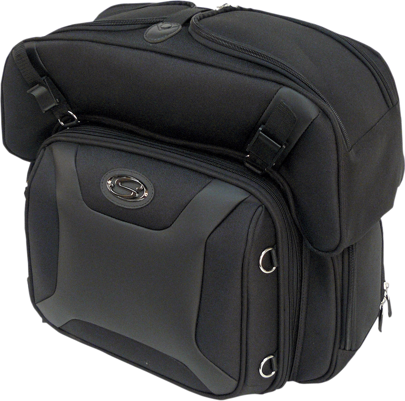 SADDLEMEN FTB2500 Sport Sissy Bar & Combo Bag