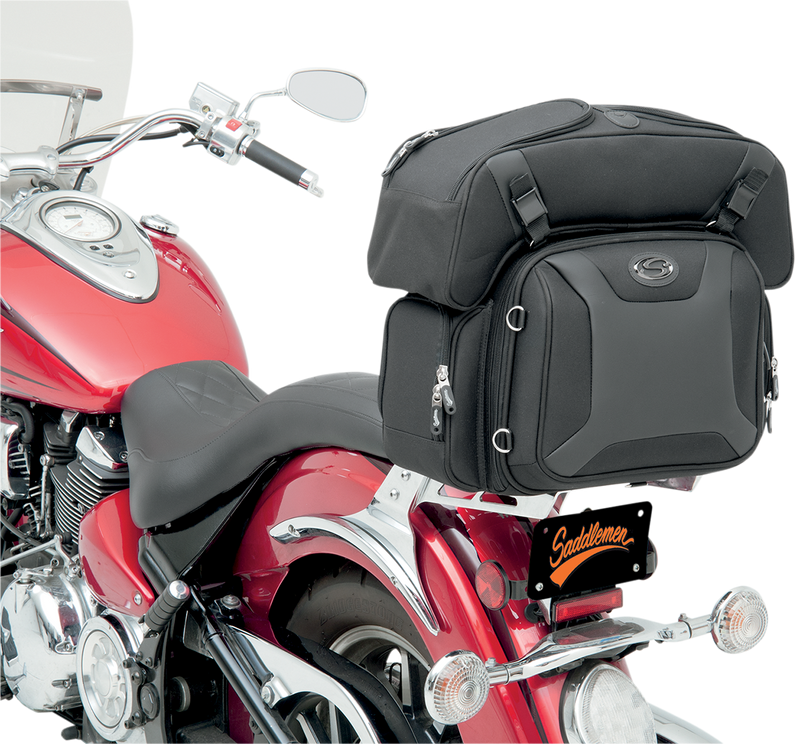 SADDLEMEN FTB2500 Sport Sissy Bar & Combo Bag