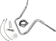 FAT BAGGERS INC. 1-1/2" EZ Install Rounded Top Handlebar Kit - 16" - Chrome 809516