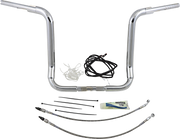 FAT BAGGERS INC. 1-1/2" EZ Install Rounded Top Handlebar Kit - 16" - Chrome 809516