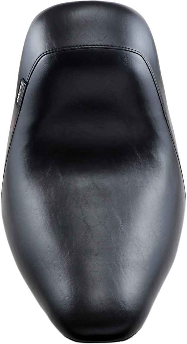 LE PERA Bare Bones Solo Seat - Smooth - Black - Softail '06-'17