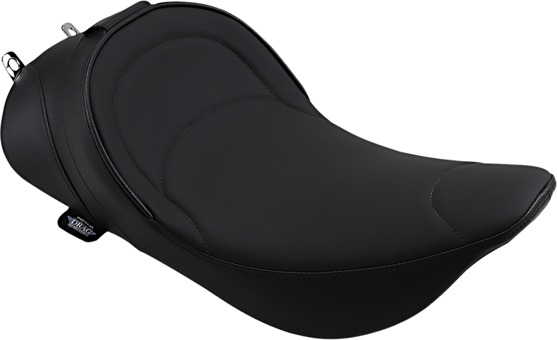 DRAG SPECIALTIES Mild Stitch Solar Leather Solo Seat Backrest Compatible - Touring '97-'07