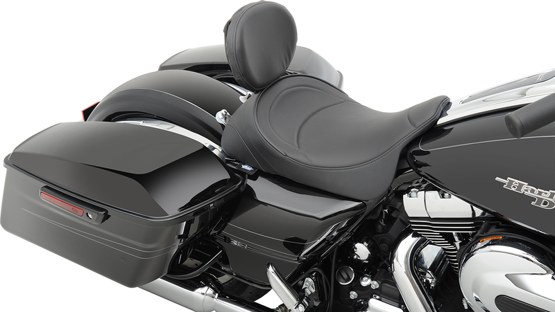 DRAG SPECIALTIES EZ Glide Mild Stitch Solo Seat Backrest Compatible - Touring '08-'23