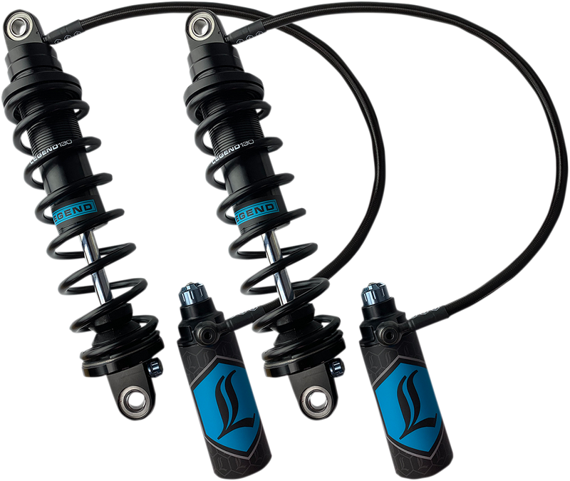 LEGEND SUSPENSION REVO ARC Remote Reservoir Shocks for 2009-2013 Touring Motorcycles