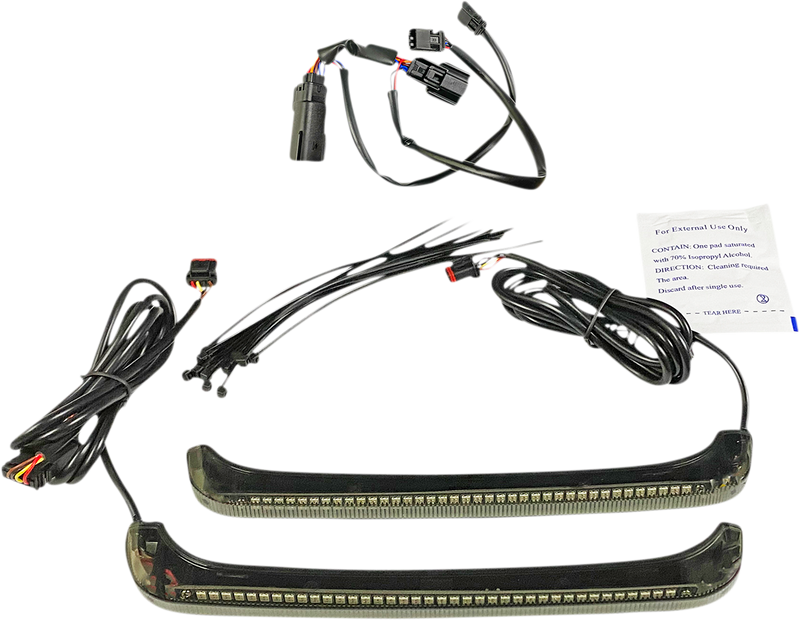 CUSTOM DYNAMICS LED Low-Profile BAGZ™ Accent Lights - Smoke Lens - '14-'23