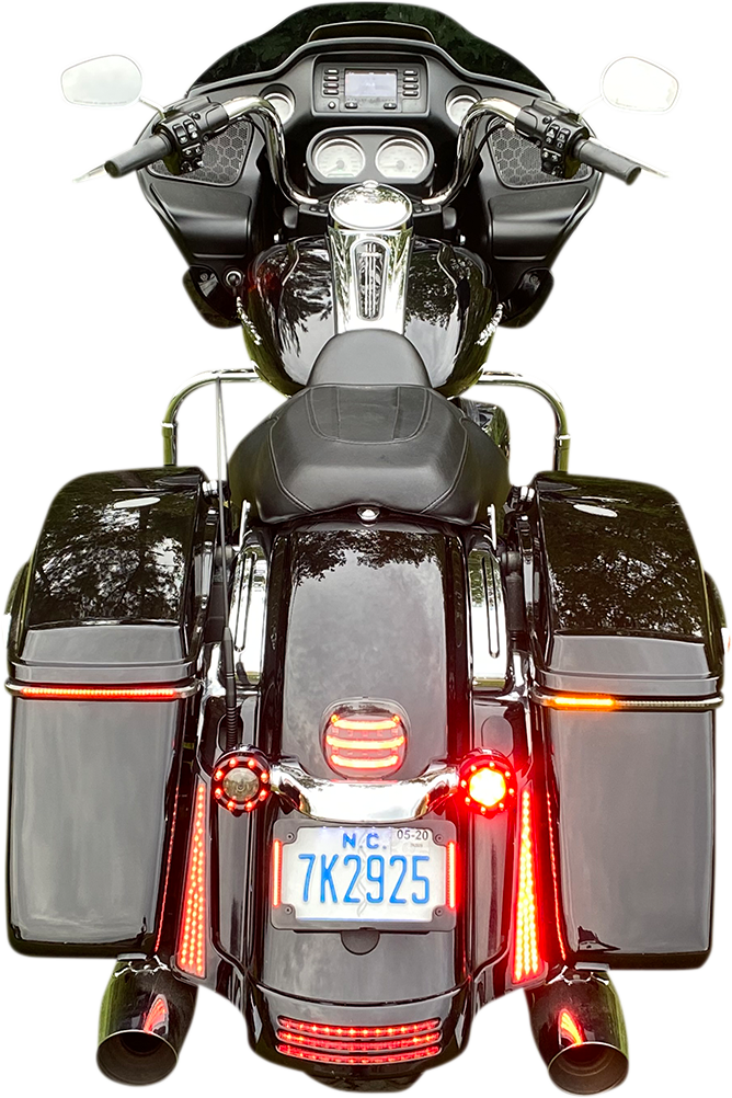 CUSTOM DYNAMICS Low Profile BAGZ™ LED Saddlebag Lights - Smoke Lens