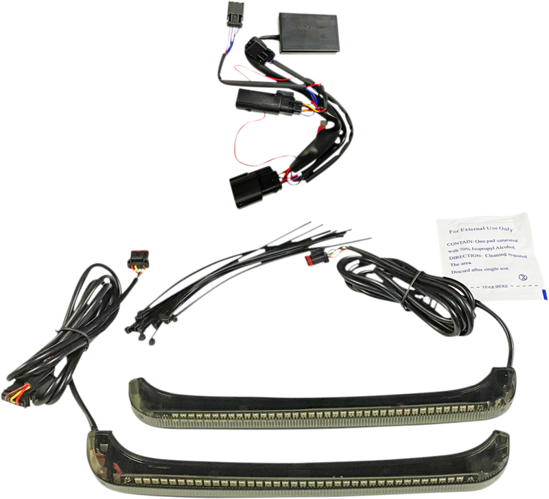 CUSTOM DYNAMICS Low Profile BAGZ™ LED Saddlebag Lights - Smoke Lens