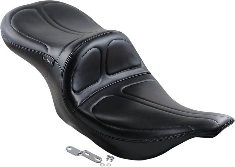 LE PERA Maverick Seat - without Backrest - Stitched - Black - Touring '02-'07