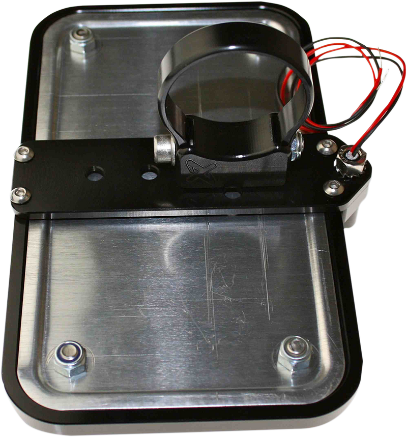 KLOCK WERKS Universal Lighted License Plate Mount - Black