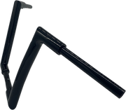 FAT BAGGERS INC. 1-1/2" EZ Install Flat Top Handlebar - 12" - Black 607012-B