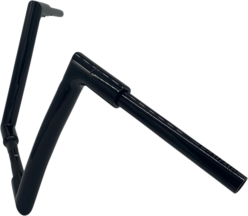 FAT BAGGERS INC. 1-1/2" EZ Install Flat Top Handlebar - 12" - Black 607012-B