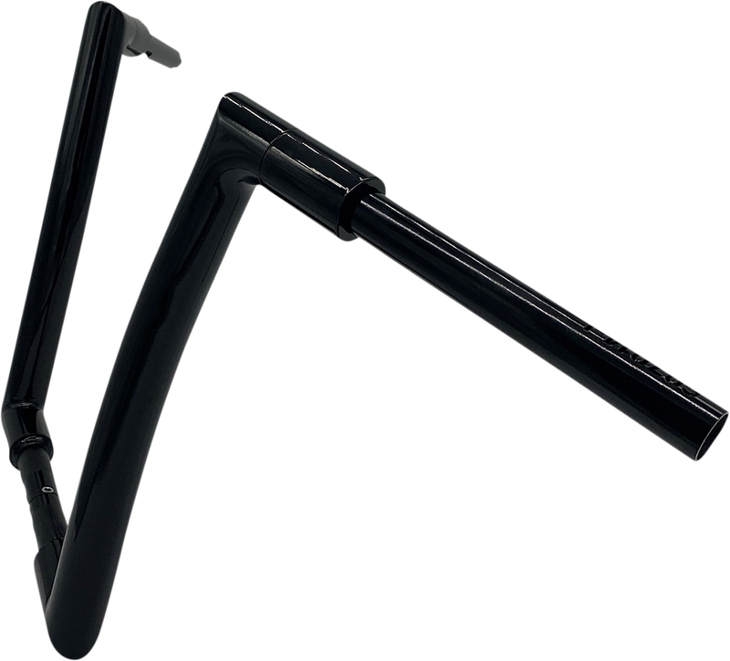 FAT BAGGERS INC. 1-1/2" EZ Install Flat Top Handlebar - 14" - Black 607014-B
