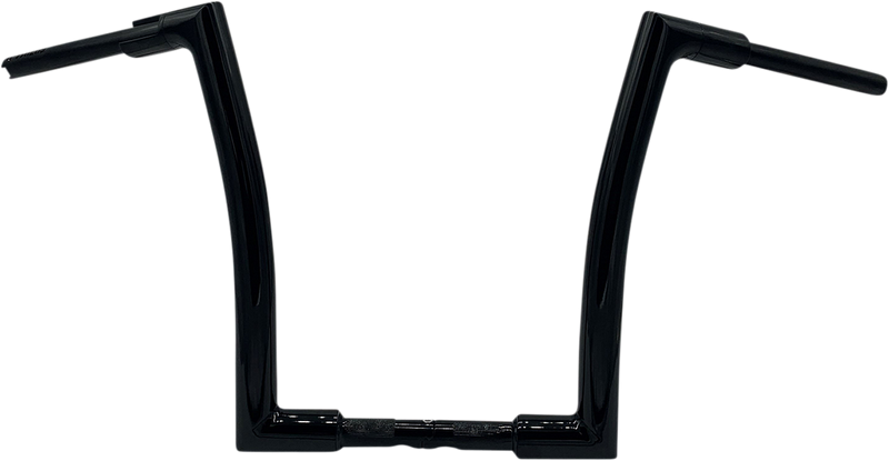 FAT BAGGERS INC. 1-1/2" EZ Install Flat Top Handlebar - 14" - Black 607014-B