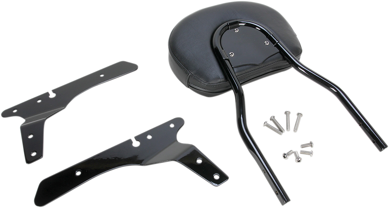 COBRA Round Sissy Bar - Short - Black - Sportster