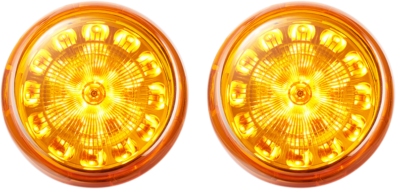 CUSTOM DYNAMICS Bullet ProBEAM® Turn Signal Inserts - 1156 - Amber