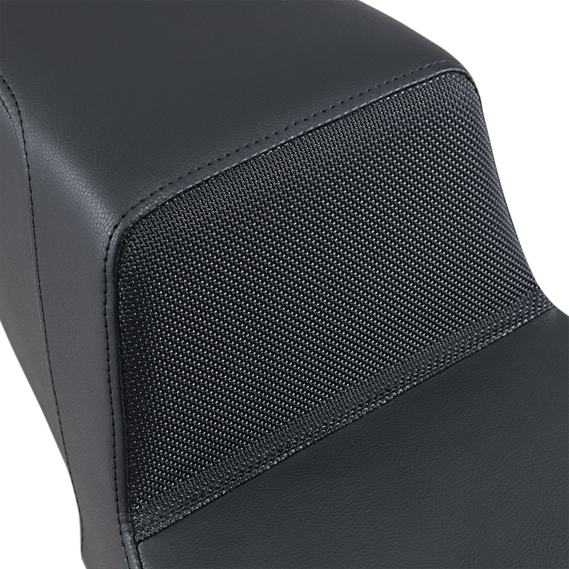 SADDLEMEN Step-Up Seat - Gripper - Black - Touring '97-'07