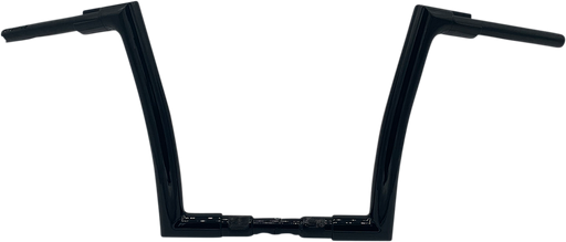 FAT BAGGERS INC. 1-1/2" EZ Install Flat Top Handlebar - 12" - Black 608012-B