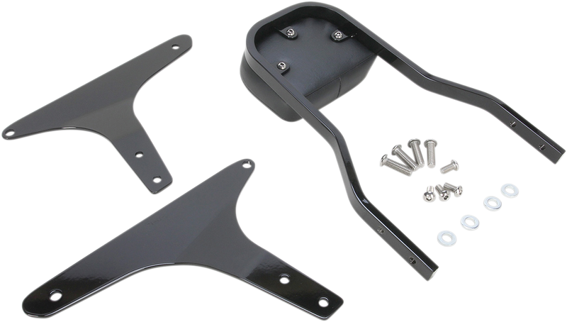 COBRA Short Sissy Bar - Black - Softail