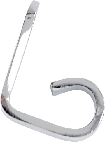 DRAG SPECIALTIES Chrome Clutch Cable Bracket -  '80 - '86 Models