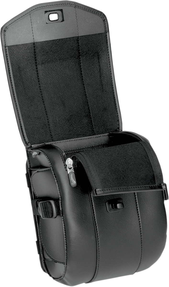SADDLEMEN Sissy Bar Bag - Deluxe - Black