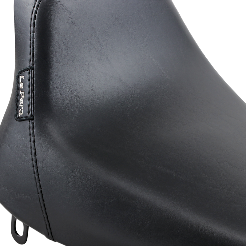 LE PERA Bare Bones Solo Seat - Smooth - Black - Softail '84-'99