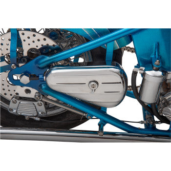 DRAG SPECIALTIES Right Teardrop Toolbox - Chrome