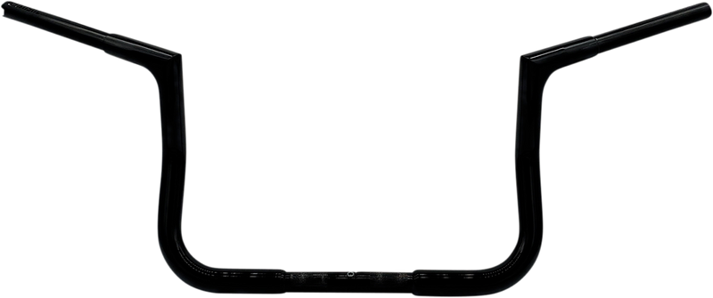 FAT BAGGERS INC. 1-1/4" EZ Install Flat Top Handlebar - 10" - Black 705010-B