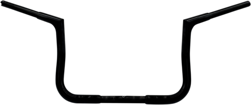 FAT BAGGERS INC. 1-1/4" EZ Install Flat Top Handlebar - 10" - Black 705010-B