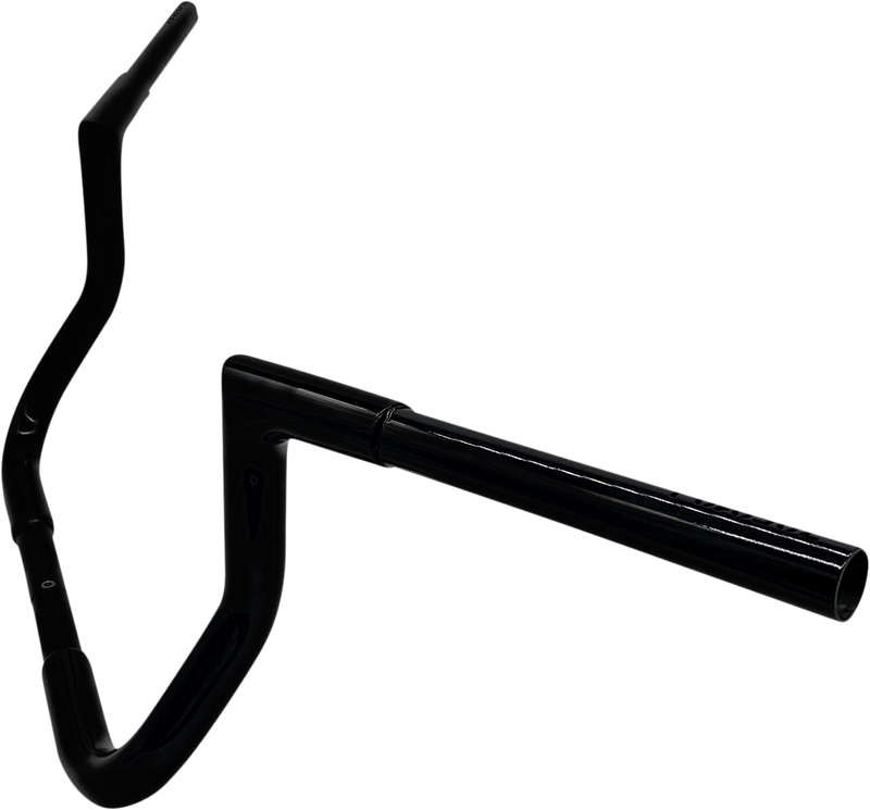 FAT BAGGERS INC. 1-1/4" EZ Install Flat Top Handlebar - 10" - Black 705010-B