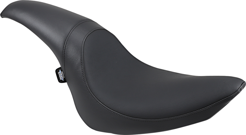 DRAG SPECIALTIES Predator Low Profile Smooth Vinyl Seat - Black - Softail '06-'17