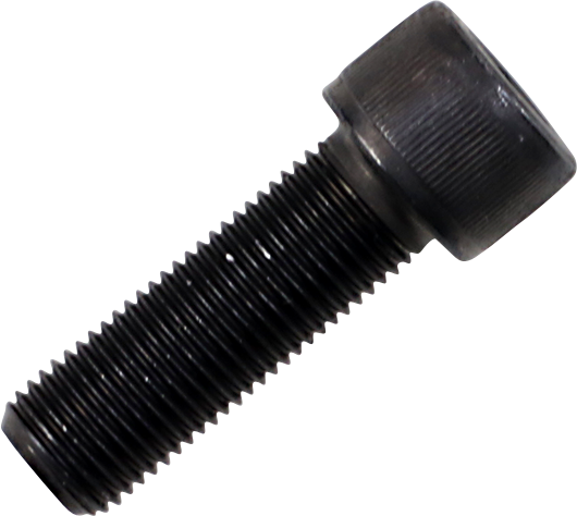 DRAG SPECIALTIES Socket-Head Knurled Handlebar and Riser Mounting Bolt - Black - 1/2"-20 x 1-1/2"